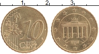 Продать Монеты Германия 10 евроцентов 2002 Латунь