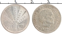 Продать Монеты Уругвай 20 сентесим 1954 Серебро