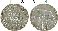 Продать Монеты Анхальт-Бернбург 1/6 талера 1799 Серебро