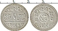 Продать Монеты Непал 1/4 мохура 1911 Серебро