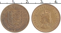 Продать Монеты Остров Джерси 1/4 шиллинга 1966 Бронза