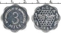 Продать Монеты Мальта 3 милса 1982 Алюминий