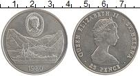Продать Монеты Остров Святой Елены 25 пенсов 1980 Медно-никель