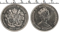 Продать Монеты Гернси 2 фунта 1993 Медно-никель