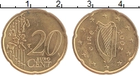 Продать Монеты Ирландия 20 евроцентов 2002 Латунь