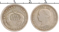 Продать Монеты Колумбия 10 сентаво 1881 Серебро