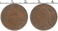 Продать Монеты Чили 1 сентаво 1898 Медь