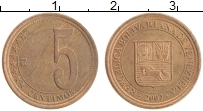 Продать Монеты Венесуэла 5 сентим 2007 Медь