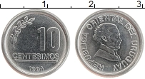 Продать Монеты Уругвай 10 сентесим 1994 Медно-никель