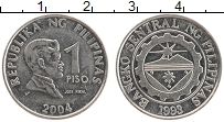 Продать Монеты Филиппины 1 песо 2004 Сталь покрытая никелем