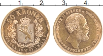 Продать Монеты Норвегия 20 крон 1902 Золото