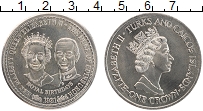 Продать Монеты Теркc и Кайкос 1 крона 1991 Медно-никель