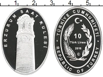 Продать Монеты Турция 10 лир 2016 Серебро