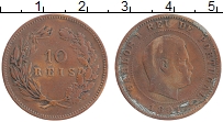 Продать Монеты Португалия 10 рейс 1891 Бронза