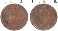 Продать Монеты Португалия 10 рейс 1891 Бронза