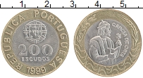 Продать Монеты Португалия 200 эскудо 1997 Биметалл