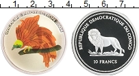 Продать Монеты Конго 10 франков 2004 Серебро