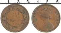 Продать Монеты Британская Индия 1/2 анны 1862 Медь