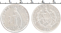 Продать Монеты Гватемала 1/4 куэталя 1946 Серебро