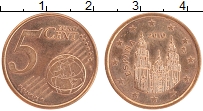 Продать Монеты Испания 5 евроцентов 2010 сталь с медным покрытием