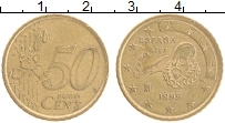 Продать Монеты Испания 50 евроцентов 1999 Латунь