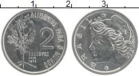 Продать Монеты Бразилия 2 сентаво 1975 Медно-никель