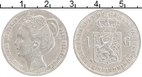Продать Монеты Нидерланды 1 гульден 1905 Серебро