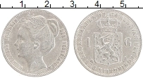 Продать Монеты Нидерланды 1 гульден 1905 Серебро