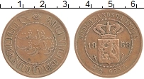 Продать Монеты Нидерландская Индия 2 1/2 цента 1858 Медь