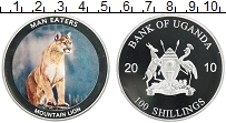 Продать Монеты Уганда 100 шиллингов 2010 Серебро