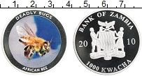 Продать Монеты Замбия 1000 квач 2010 Медно-никель