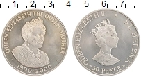Продать Монеты Остров Святой Елены 50 пенсов 2000 Медно-никель