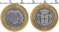 Продать Монеты Себорга 2 луиджи 2012 Биметалл