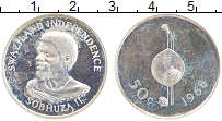 Продать Монеты Свазиленд 50 центов 1968 Серебро