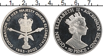 Продать Монеты Остров Вознесения 50 пенсов 2003 Медно-никель