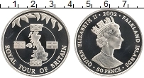 Продать Монеты Фолклендские острова 50 пенсов 2002 Медно-никель