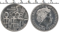 Продать Монеты Гернси 5 фунтов 2003 Медно-никель