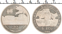Продать Монеты Финляндия 5 экю 1992 Медно-никель