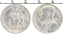Продать Монеты Ватикан 5 лир 1942 Серебро