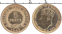 Продать Монеты Западная Африка 6 пенсов 1947 Латунь