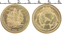 Продать Монеты Антарктика 100 франков 2013 Латунь