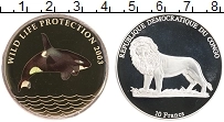 Продать Монеты Конго 10 франков 2003 Серебро