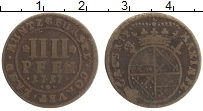 Продать Монеты Корвей 4 пфеннига 1717 Медь