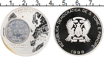 Продать Монеты Сан-Томе и Принсипи 2000 добрас 1999 Серебро