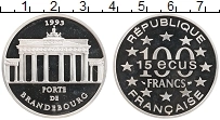 Продать Монеты Франция 100 франков 1993 Серебро