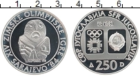 Продать Монеты Югославия 250 динар 1983 Серебро