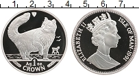 Продать Монеты Остров Мэн 1 крона 1991 Серебро