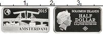 Продать Монеты Соломоновы острова 1/2 доллара 2015 Серебро
