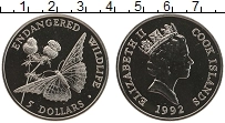Продать Монеты Острова Кука 5 долларов 1992 Медно-никель