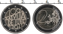 Продать Монеты Латвия 2 евро 2021 Биметалл